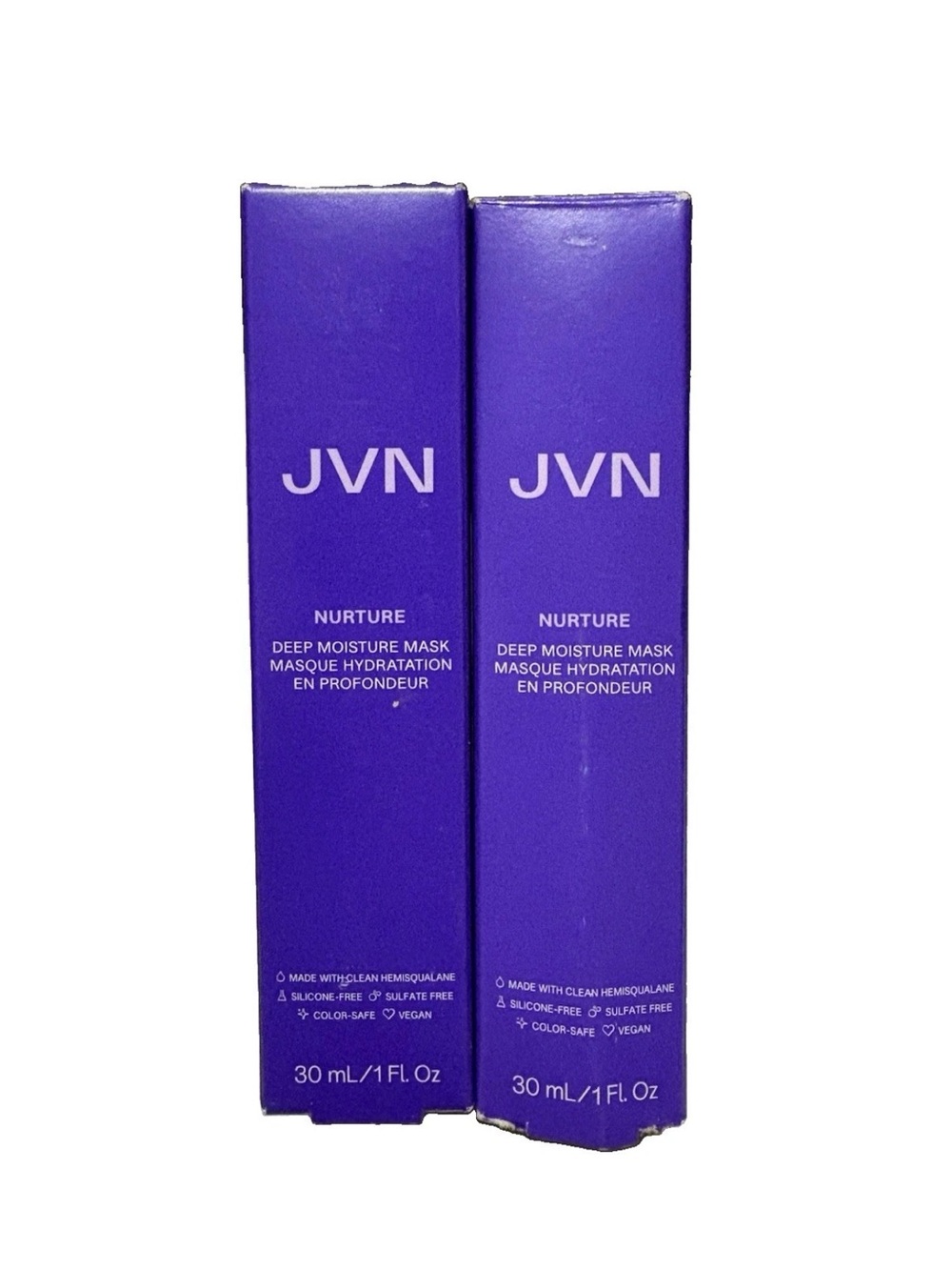 JVN Nurture Deep Moisture Mask 1 fl oz (30mL) Travel Size 2 Pack